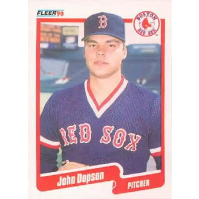 1990 Fleer #272 John Dopson NM-MT Boston Red Sox Baseball Card - Baseball Card Single