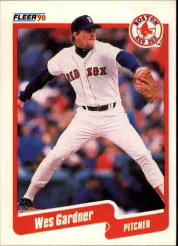 1990 Fleer #275 Wes Gardner NM-MT Red Sox ID:3620 - Baseball Card Single