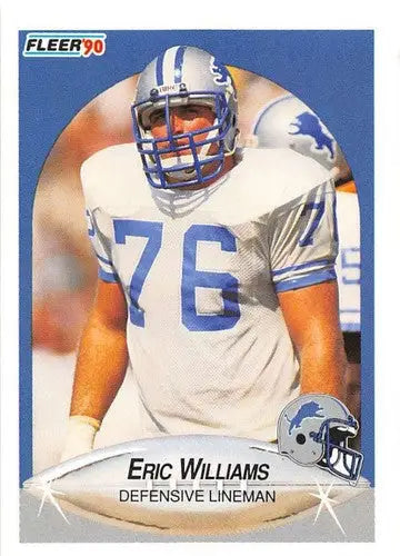 1990 Fleer #287 Eric Williams NM-MT RC Rookie Lions - Football Card Single