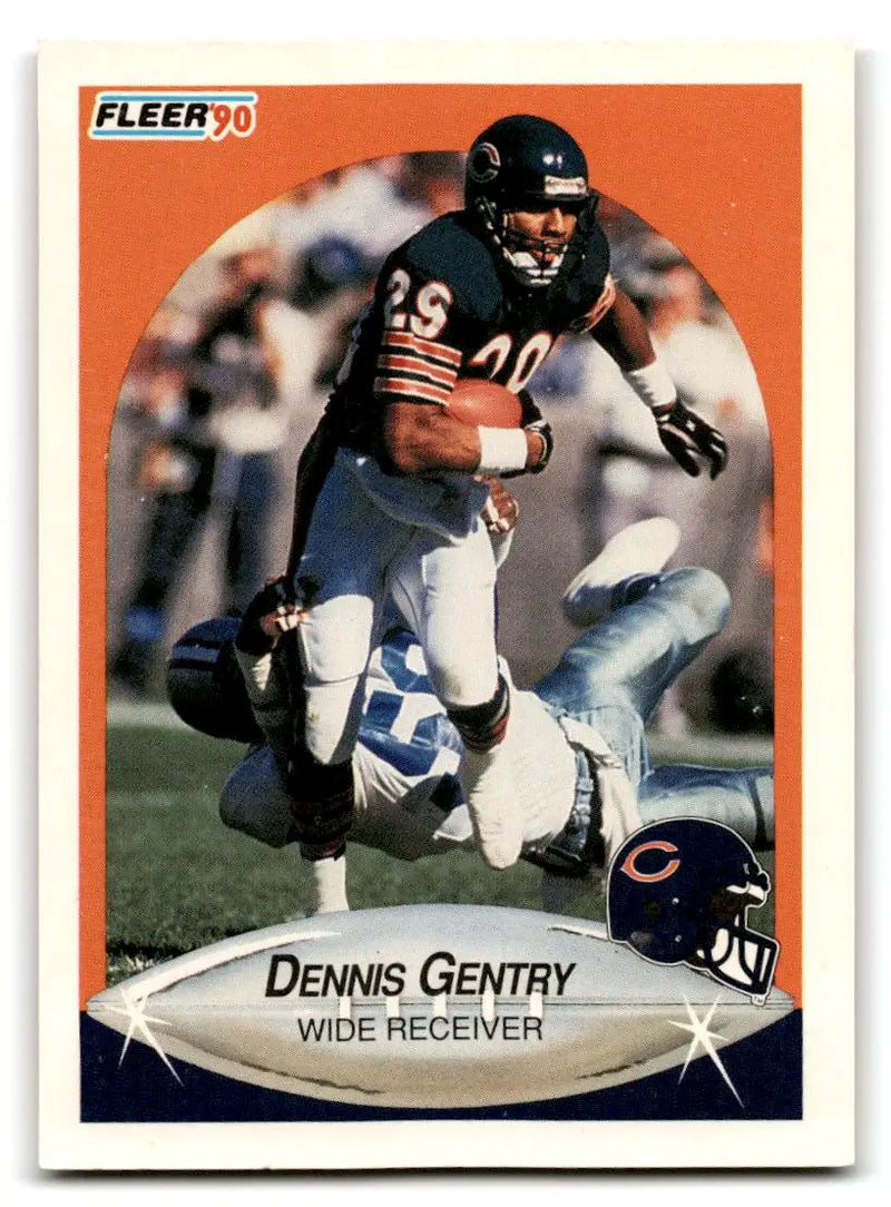 1990 Fleer #292 Dennis Gentry - Football Card Single