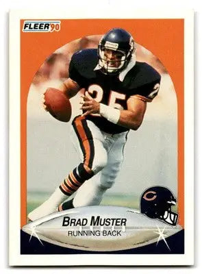 1990 Fleer #298 Brad Muster - Football Card Single