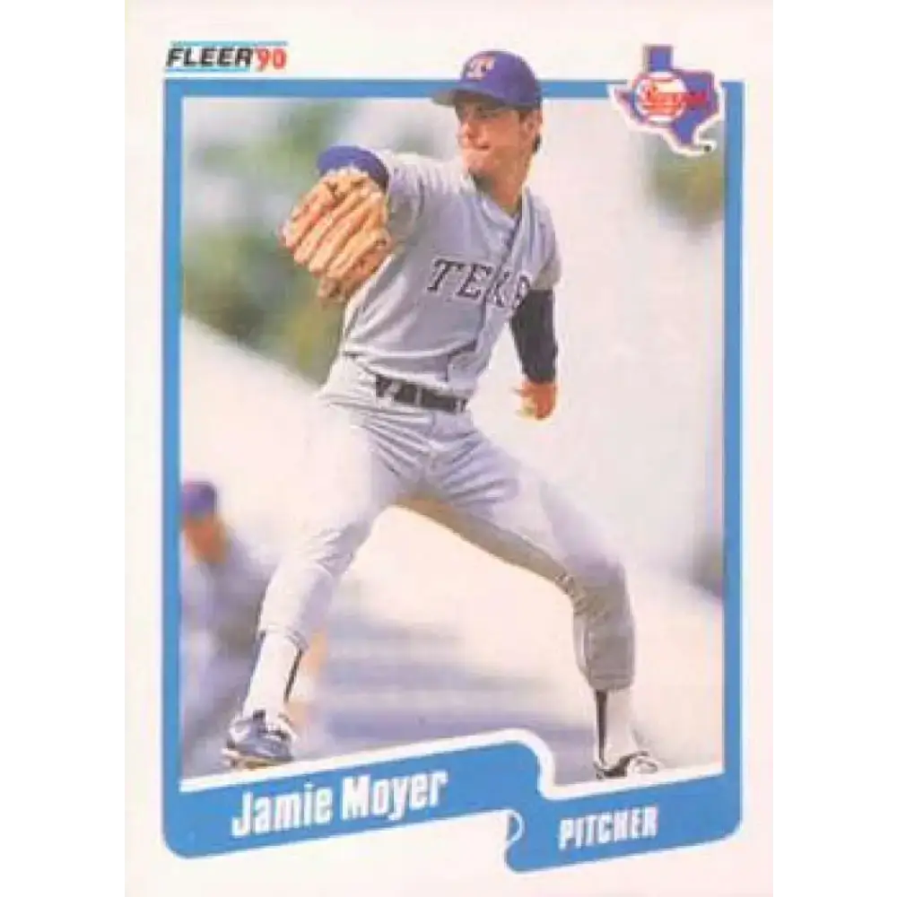 1990 Fleer #307 Jamie Moyer NM-MT Texas Rangers Baseball Card