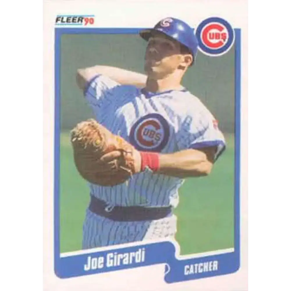 1990 Fleer #31 Joe Girardi NM-MT Chicago Cubs Baseball Card - Baseball Card Single