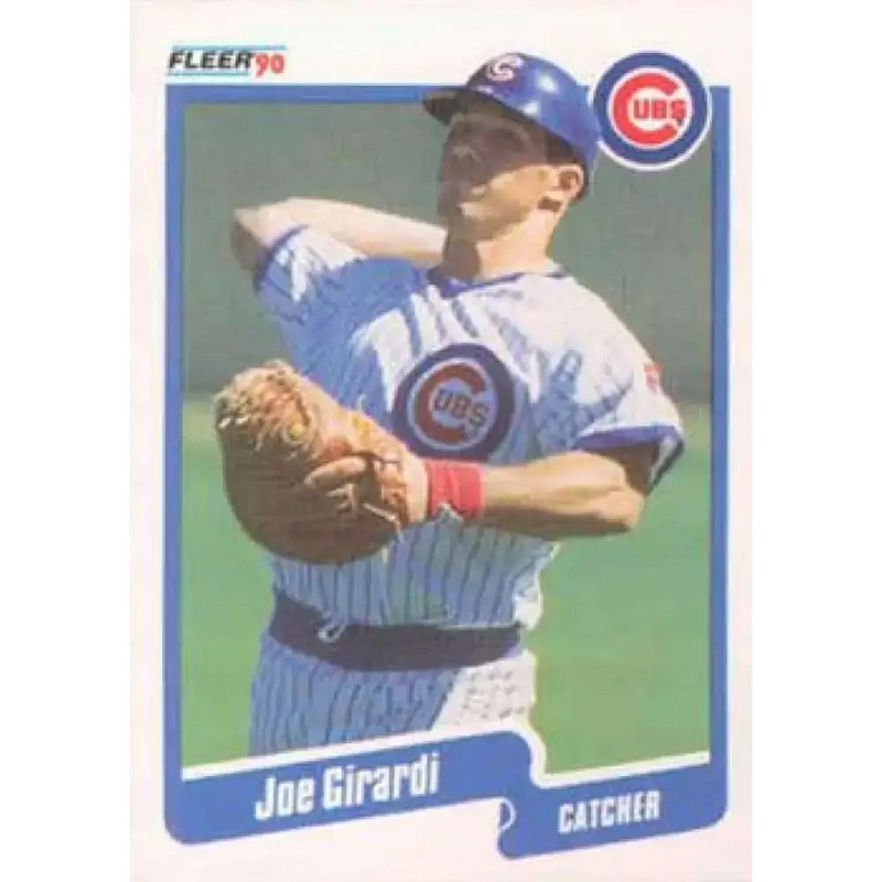 1990 Fleer #31 Joe Girardi NM-MT Chicago Cubs Baseball Card - Baseball Card Single