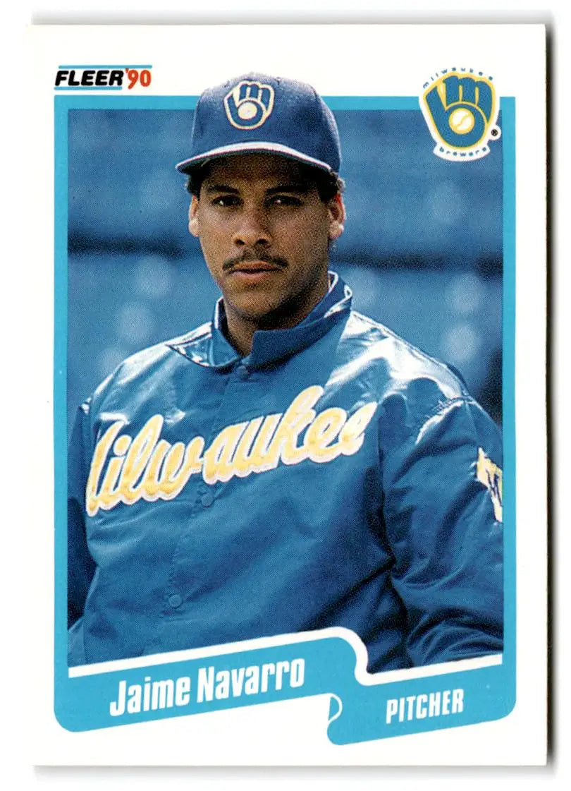1990 Fleer #331 Jaime Navarro - Baseball Card Single