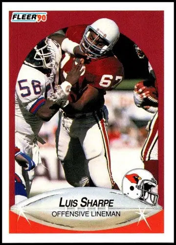 1990 Fleer #338 Luis Sharpe NM-MT Cardinals - Football Card Single