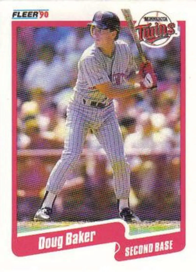 1990 Fleer #368 Doug Baker NM-MT Minnesota Twins Baseball Card