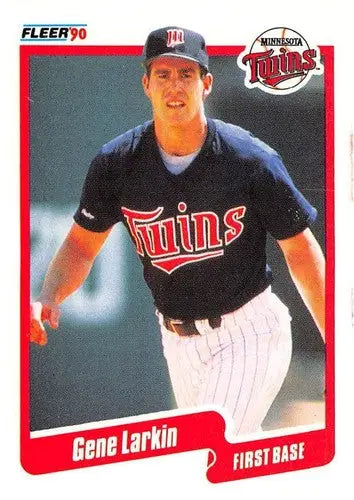 1990 Fleer #379 Gene Larkin NM-MT Twins ID:3628 - Baseball Card Single