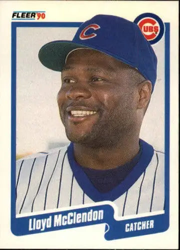 1990 Fleer #38 Lloyd McClendon NM-MT Cubs ID:9694 - Baseball Card Single