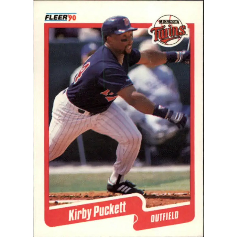 1990 Fleer #383 Kirby Puckett NM-MT Minnesota Twins Baseball Card - Baseball Card Single
