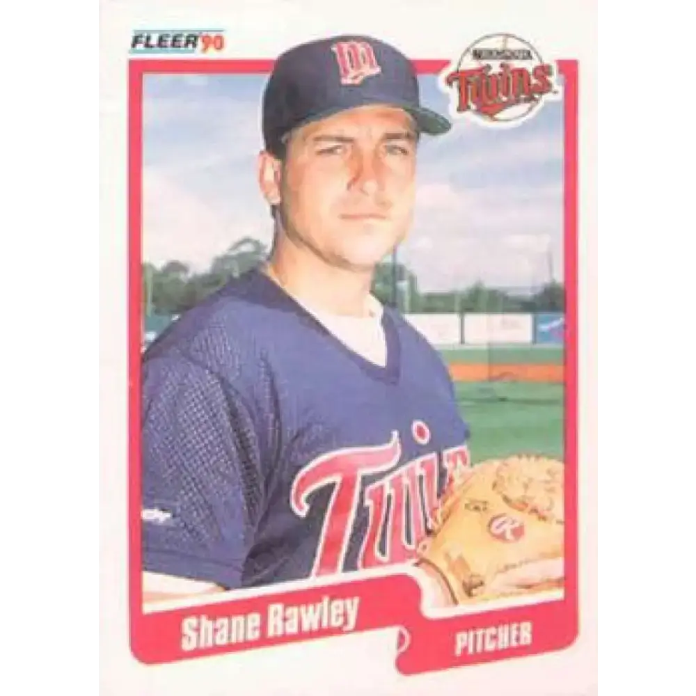 1990 Fleer #384 Shane Rawley NM-MT Minnesota Twins Baseball Card - Baseball Card Single