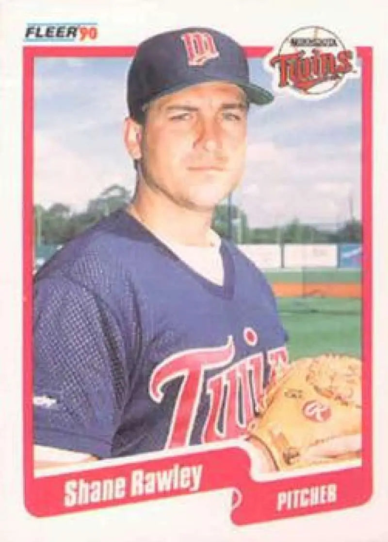 1990 Fleer #384 Shane Rawley NM-MT Minnesota Twins Baseball Card - Baseball Card Single