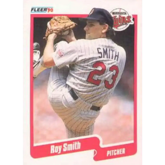 1990 Fleer #386 Roy Smith NM-MT Minnesota Twins Baseball Card - Baseball Card Single