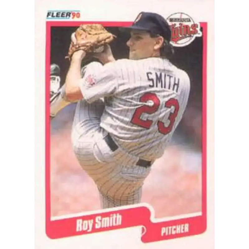 1990 Fleer #386 Roy Smith NM-MT Minnesota Twins Baseball Card - Baseball Card Single