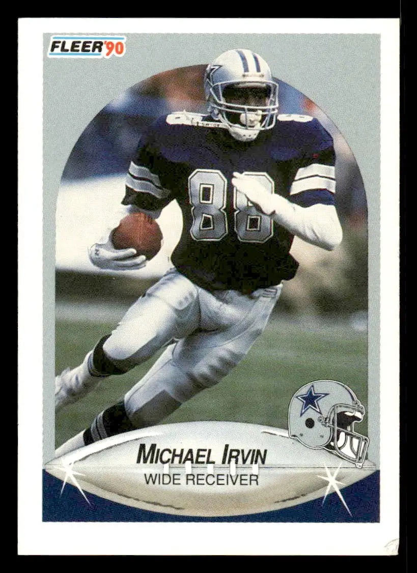 1990 Fleer #389 Michael Irvin - Football Card Single