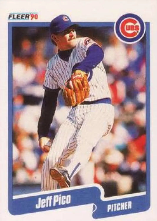 1990 Fleer #39 Jeff Pico NM-MT Chicago Cubs Baseball Card