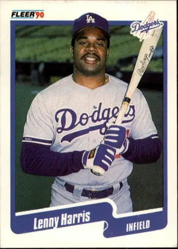1990 Fleer #397 Lenny Harris NM Near Mint Dodgers - Baseball Card Single