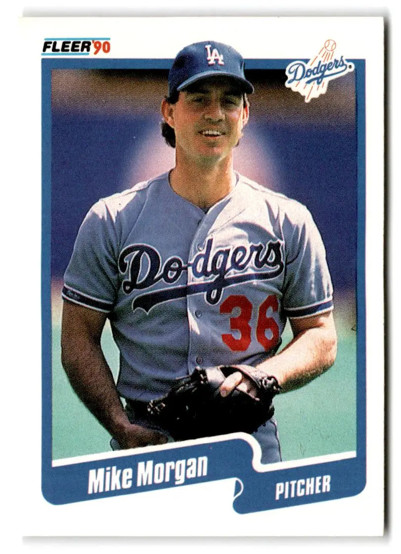 1990 Fleer #403 Mike Morgan - Baseball Card Single