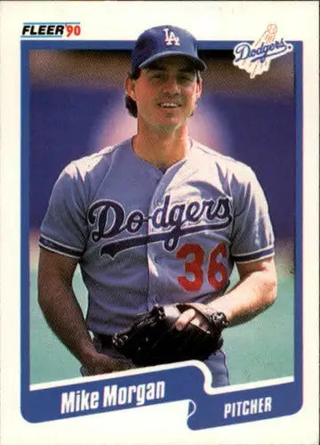 1990 Fleer #403 Mike Morgan NM-MT Dodgers ID:13193 - Baseball Card Single