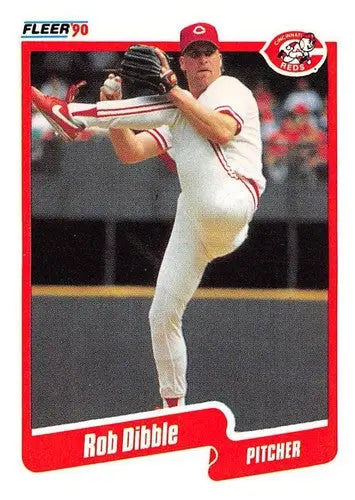 1990 Fleer #418 Rob Dibble NM-MT Reds ID:3630 - Baseball Card Single