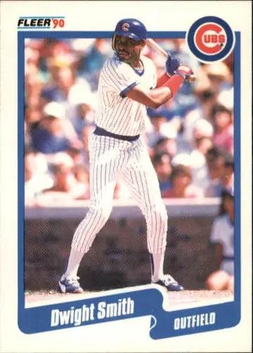 1990 Fleer #42 Dwight Smith NM-MT Cubs ID:21691 - Baseball Card Single