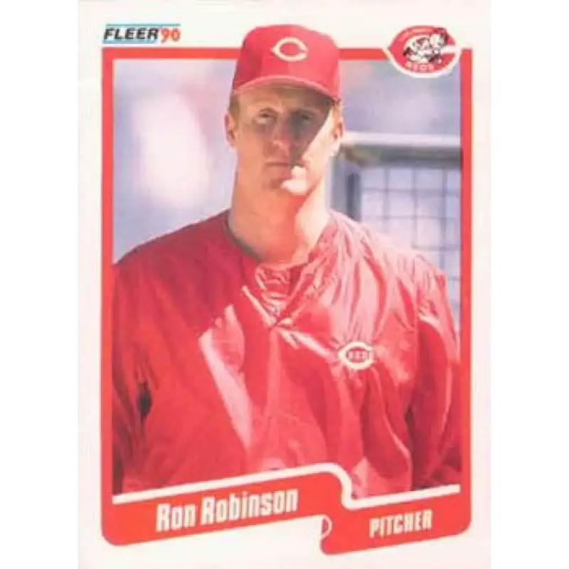 1990 Fleer #431 Ron Robinson NM-MT Cincinnati Reds Baseball Card - Baseball Card Single