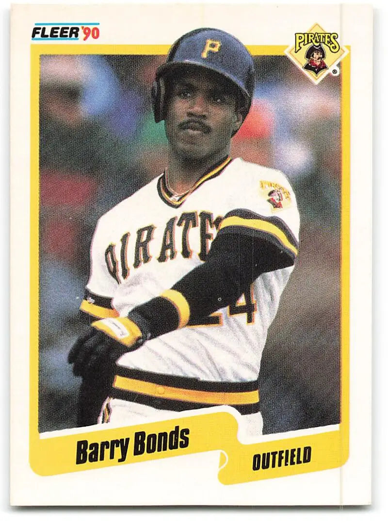 1990 Fleer #461 Barry Bonds NM-MT Pittsburgh Pirates Baseball Card - Baseball Card Single