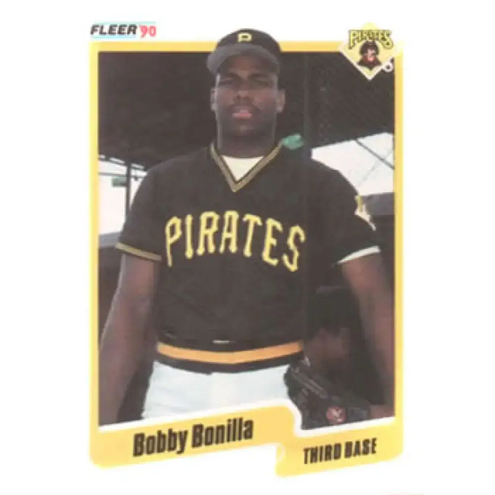 1990 Fleer #462 Bobby Bonilla NM-MT Pittsburgh Pirates Baseball Card - Baseball Card Single