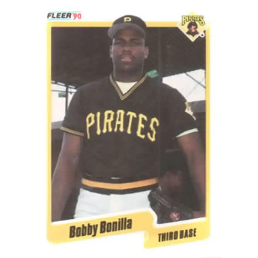 1990 Fleer #462 Bobby Bonilla NM-MT Pittsburgh Pirates Baseball Card - Baseball Card Single