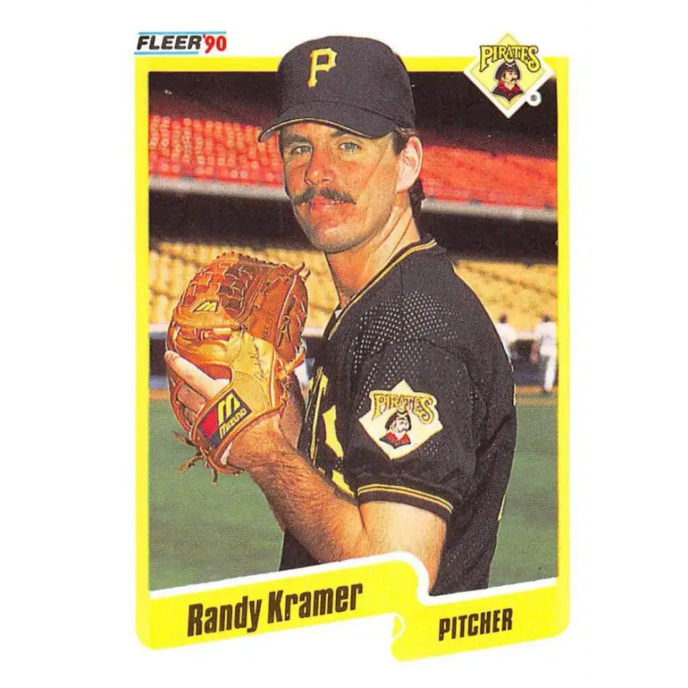 1990 Fleer #471 Randy Kramer NM-MT Pittsburgh Pirates Baseball Card - Baseball Card Single