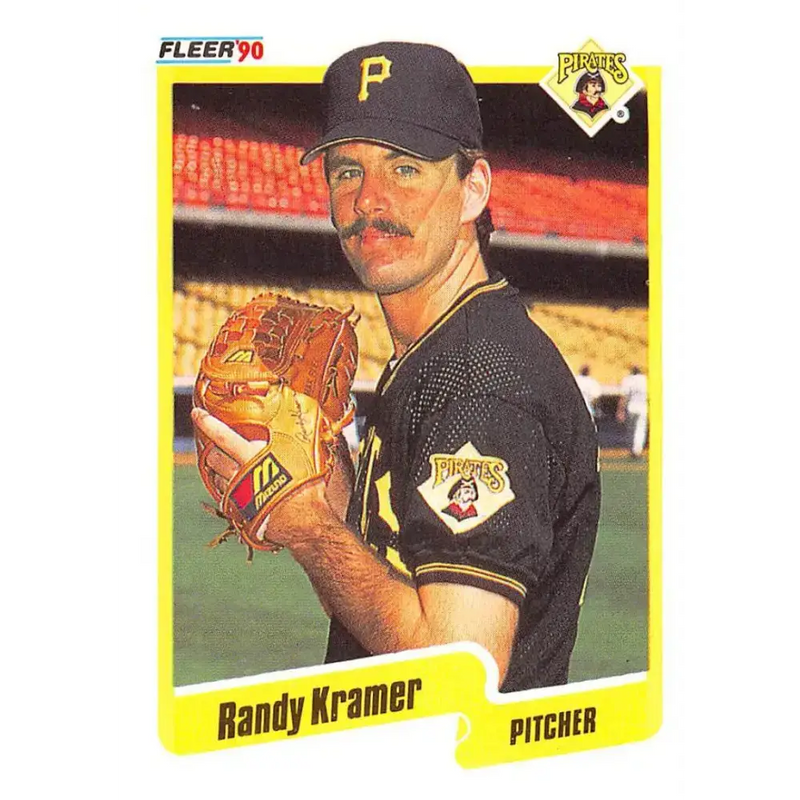 1990 Fleer #471 Randy Kramer NM-MT Pittsburgh Pirates Baseball Card - Baseball Card Single