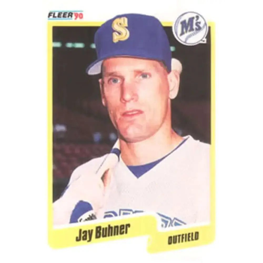 1990 Fleer #508 Jay Buhner NM-MT Seattle Mariners Baseball Card - Baseball Card Single