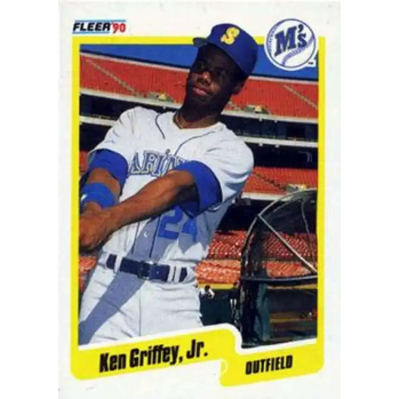 1990 Fleer #513 Ken Griffey Jr. NM-MT Seattle Mariners Baseball Card - Baseball Card Single