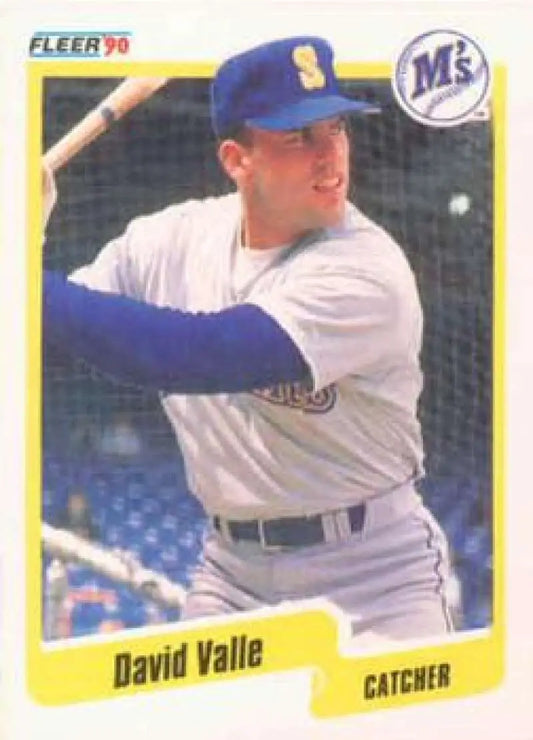 1990 Fleer #527 Dave Valle NM-MT Seattle Mariners Baseball Card