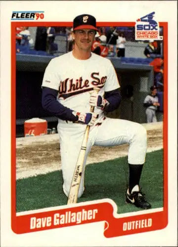 1990 Fleer #532 Dave Gallagher NM-MT White Sox ID:3641 - Baseball Card Single
