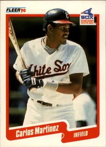 1990 Fleer #540 Carlos Martinez NM-MT White Sox ID:3642 - Baseball Card Single