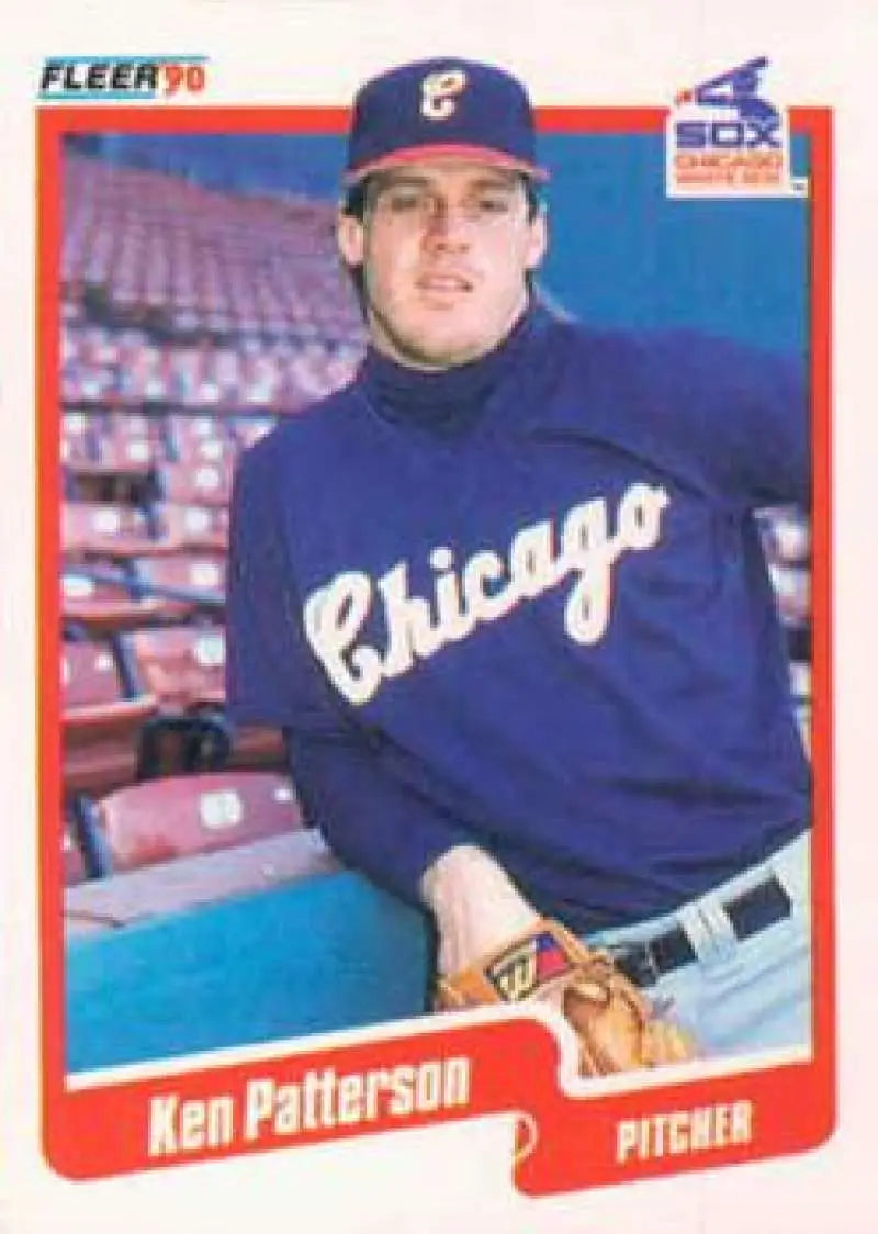1990 Fleer #545 Ken Patterson NM-MT Chicago White Sox Baseball Card - Baseball Card Single