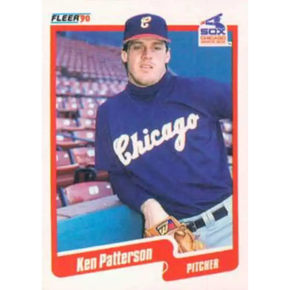 1990 Fleer #545 Ken Patterson NM-MT Chicago White Sox Baseball Card - Baseball Card Single