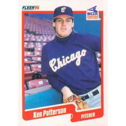 1990 Fleer #545 Ken Patterson NM-MT Chicago White Sox Baseball Card - Baseball Card Single
