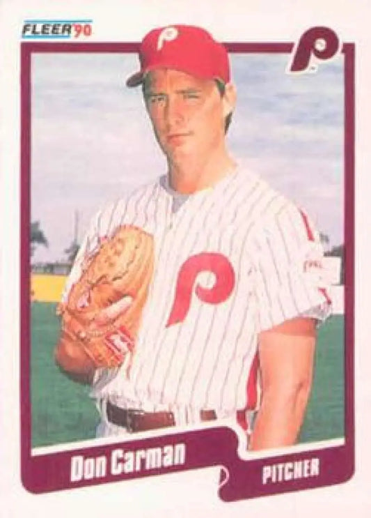 1990 Fleer #552 Don Carman NM-MT Philadelphia Phillies Baseball Card