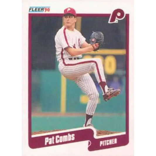 1990 Fleer #553 Pat Combs NM-MT Philadelphia Phillies Baseball Card - Baseball Card Single