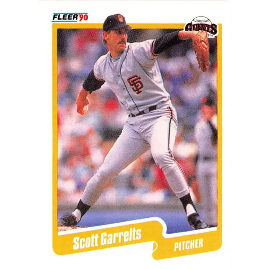 1990 Fleer #56 Scott Garrelts NM-MT San Francisco Giants Baseball Card - Baseball Card Single