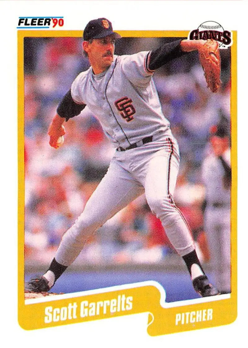1990 Fleer #56 Scott Garrelts NM-MT San Francisco Giants Baseball Card - Baseball Card Single