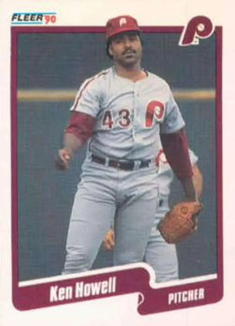 1990 Fleer #561 Ken Howell NM-MT Philadelphia Phillies Baseball Card