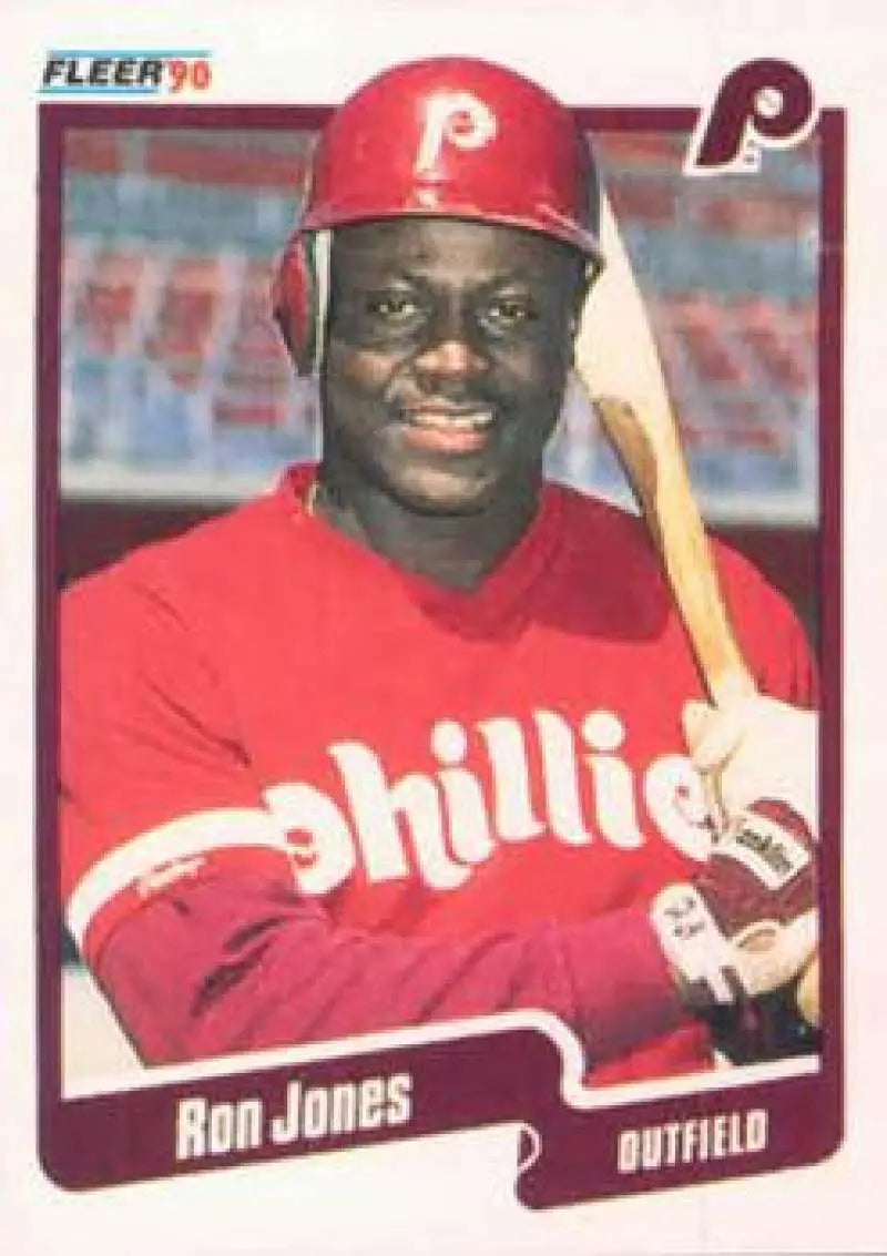 1990 Fleer #563 Ron Jones NM-MT Philadelphia Phillies Baseball Card