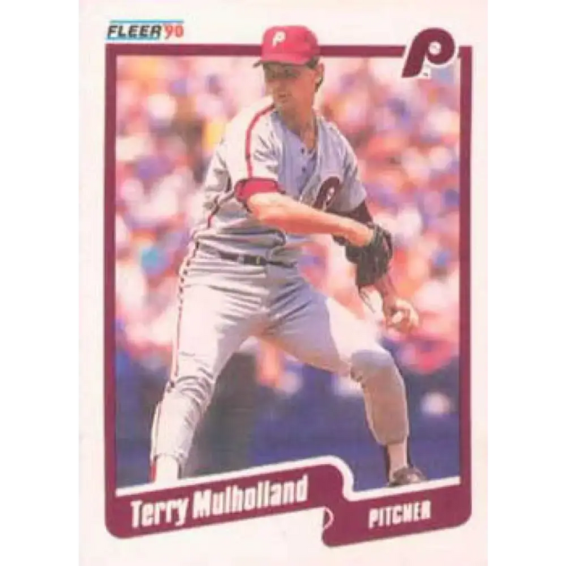 1990 Fleer #568 Terry Mulholland UER NM-MT Philadelphia Phillies Baseball Card - Baseball Card Single