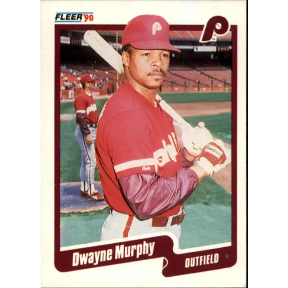 1990 Fleer #569 Dwayne Murphy NM-MT Philadelphia Phillies Baseball Card - Baseball Card Single