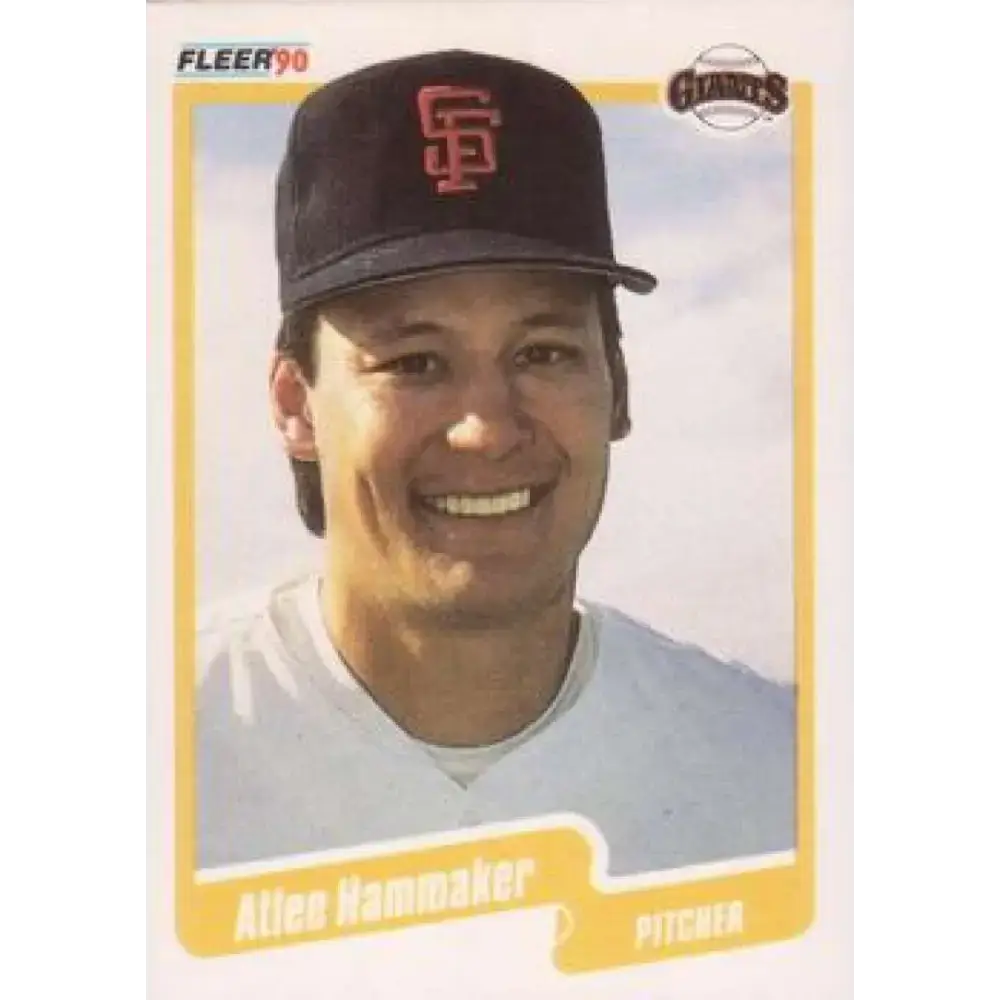 1990 Fleer #57 Atlee Hammaker NM-MT San Francisco Giants Baseball Card - Baseball Card Single