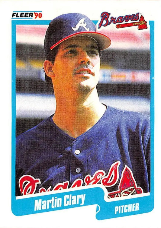 1990 Fleer #578 Marty Clary NM-MT Atlanta Braves Baseball Card