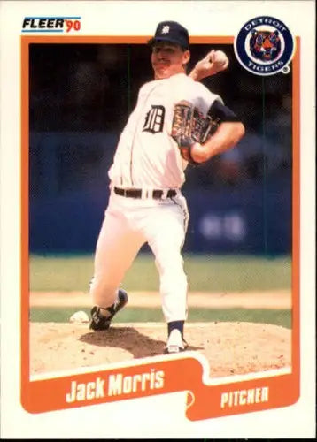 1990 Fleer #610 Jack Morris NM-MT Tigers ID:9706 - Baseball Card Single